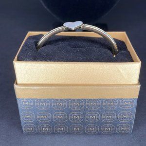 Monet Jewelry White Heart Bracelet